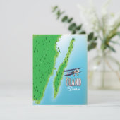 Carte de l'île Öland Suède (Debout devant)