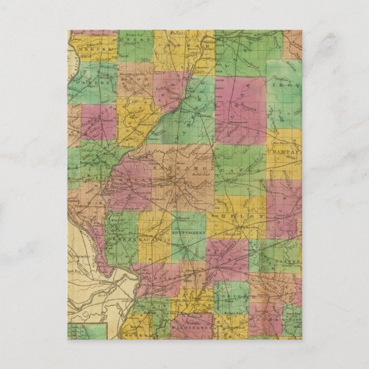 Carte de l'Illinois (Devant)