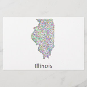 Carte de l'Illinois