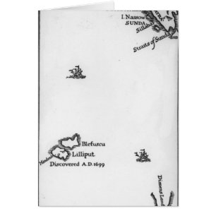 Carte de Lilliput et de Blefuscu