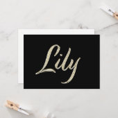 Carte de Lily White Gold (Devant/Arrière en situation)