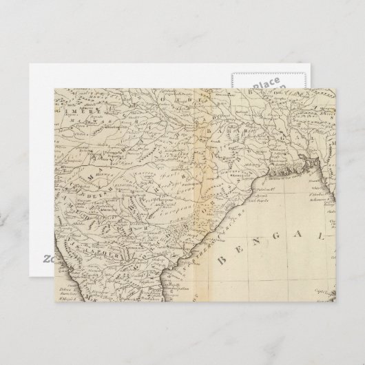 Carte de l'Inde (Devant / Derrière)