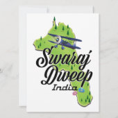 Carte de l'Inde de Swaraj Dweep (Dos)