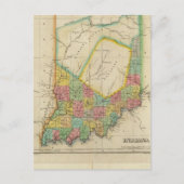 Carte De L'Indiana (Devant)