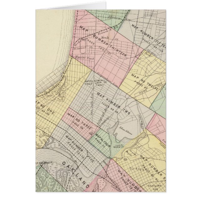 Carte de l'indice Oakland (Devant)