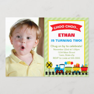 Carte de l'invitation 5x7 de fête d'anniversaire