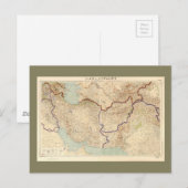 Carte de l'Iran et de l'Afghanistan (1941) (Devant / Derrière)