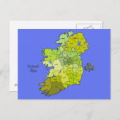 Carte de l'Irlande (Devant / Derrière)