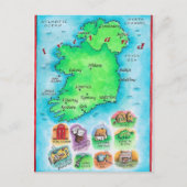 Carte de l'Irlande (Devant)