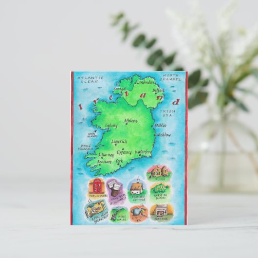 Carte de l'Irlande (Debout devant)