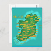 Carte De L'Irlande (Devant / Derrière)