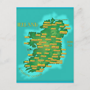 Carte De L'Irlande