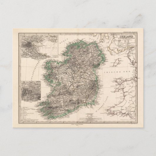 Carte de l'Irlande (1876) (Devant)