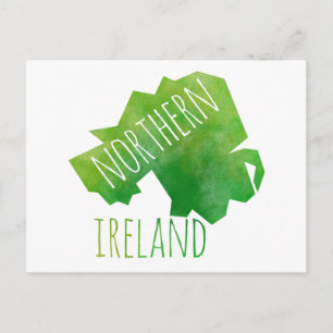 Carte de l'Irlande du Nord