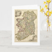 Carte de l'Irlande par Frederik de Wit 1710 (Fleur jaune)