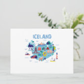 carte de l'Islande (Debout devant)