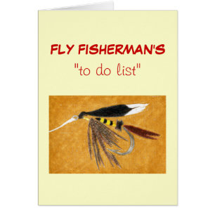 Carte de liste "Fly Fishing" "to do" "McGinty"