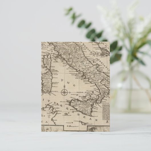 Carte de l'Italie (Debout devant)