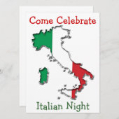 Carte de l'Italie (Devant / Derrière)