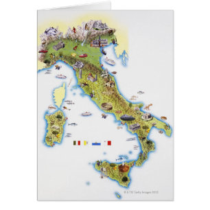 Carte de l'Italie