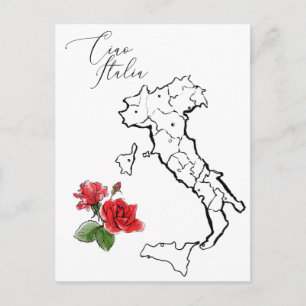 *~* Carte de l'Italie Ciao Italia Langue italienne