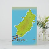 Carte de l'Italie Elba poster voyage (Debout devant)