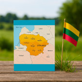 Carte De Lituanie