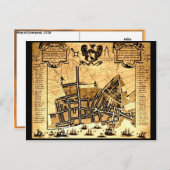 Carte de Liverpool, 1725 (Devant / Derrière)