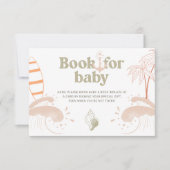 Carte de livre de bébé sur planche de surf Bébé à  (Devant)