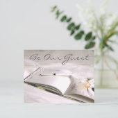 Carte de livre d'or Enregistrez la date (2), Soyez (Debout devant)