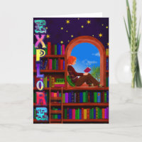 Carte de livre mignonne pour lecteur