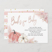 Carte de livres pour bébé Bohème automne en amour (Devant / Derrière)