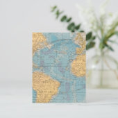 Carte de l'océan Atlantique (Debout devant)