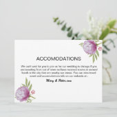 Carte de logement de mariage (Debout devant)