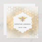 carte de logo de bijoux hexagone (Devant / Derrière)