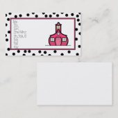 Carte de logo de point (Devant / Derrière)