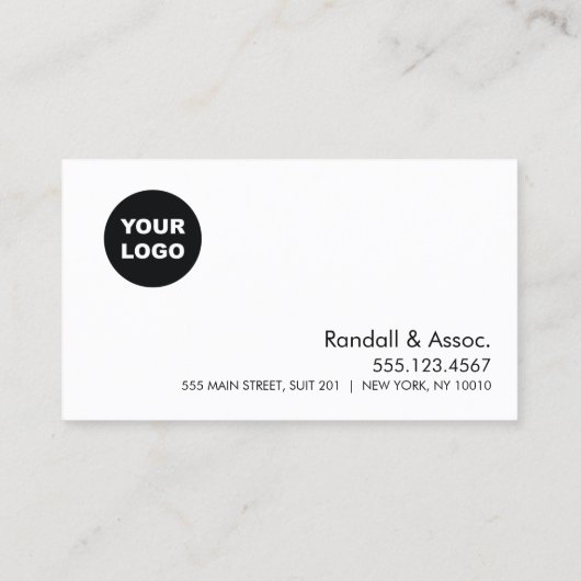 Carte de logo Rappel de rendez-vous (Dos)