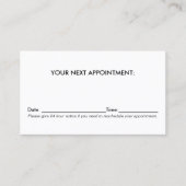 Carte de logo Rappel de rendez-vous (Devant)