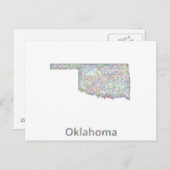 Carte de l'Oklahoma (Devant / Derrière)