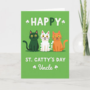 Carte de l'oncle de la St Cattys Day