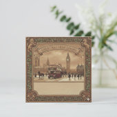 Carte de Londres Carrée - Noël (Debout devant)