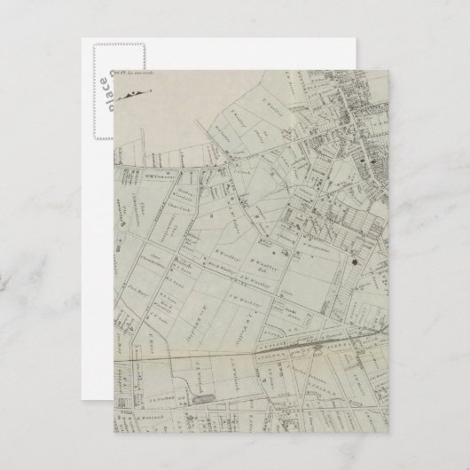 Carte de Long Branch, NJ (Devant / Derrière)