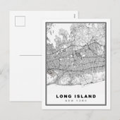 Carte de Long Island (Devant / Derrière)