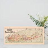 Carte de Long Island vintage (Debout devant)