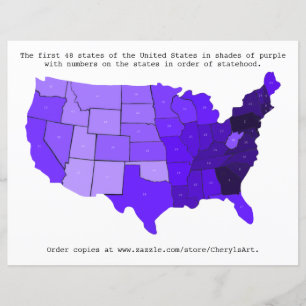 Carte de l'Ordre d'État des États-Unis avec des ch
