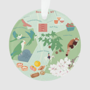 Carte de l'ornement à deux côtés personnalisabl