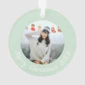 Carte de l'ornement à deux côtés personnalisable d (dos)