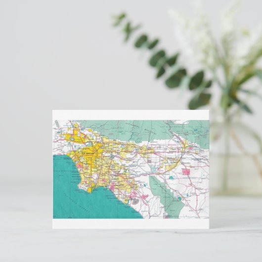 Carte de Los Angeles (Debout devant)