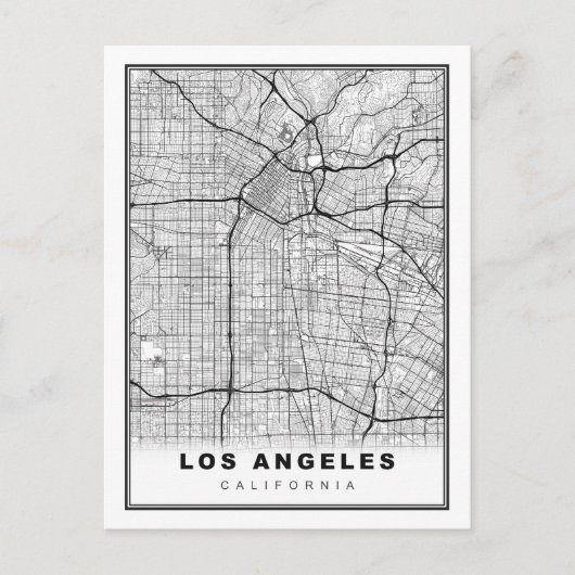 Carte de Los Angeles (Devant)
