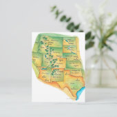 Carte de l'ouest des États-Unis (Debout devant)